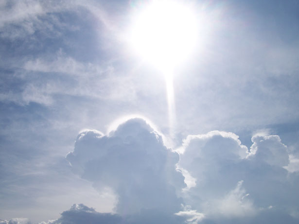 太陽と雲 無料画像 Public Domain Pictures