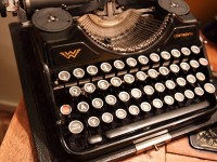 Oude typewriter