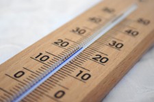 Houten thermometer