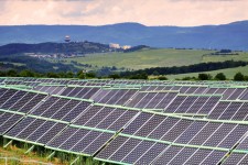 A energia solar plantas