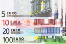 Euro banknotes