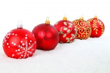 Red bolas de Navidad