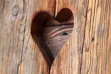 Corazón de madera