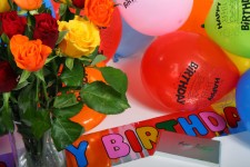 Födelsedag ballonger