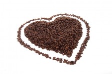 Kaffe hjärta