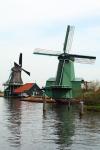 Moinhos de vento na Holanda