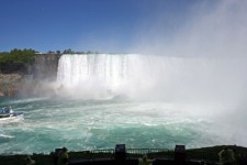 Behind Niagara falls
