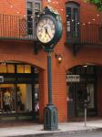 Stor trottoaren clock