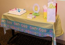 Decorated Baby Shower Table