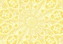 Yellow Lacquered Kaleidoscope