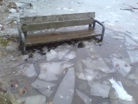 Winter bench