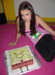 Girl mit Kuchen