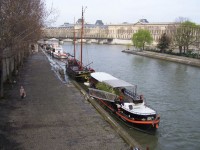 Čluny na Seine