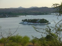 Insel auf dem Dam