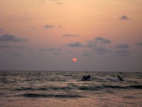 Sun Set na Morzu Shore