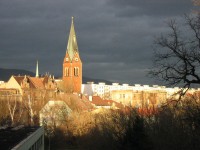 Église rouge dans Teplice