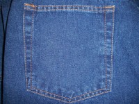 Jeans tasca posteriore