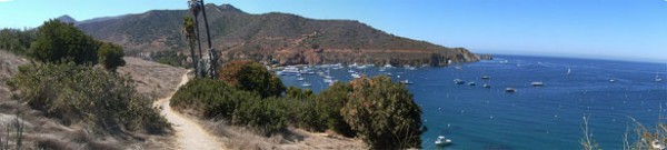 Catalina szigetén, két Harbors Trail