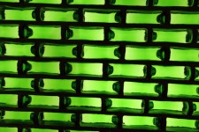 Bottiglia sfondo verde