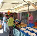 Market Stall With People