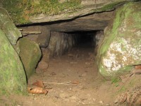 Túnel de pedra antiga