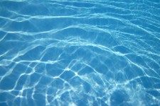 Textura da água da piscina