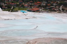 Pools and pamukkale town