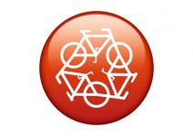 Red Recycle Symbol