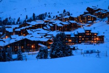 Station de ski de nuit