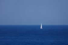 Yacht vid havet