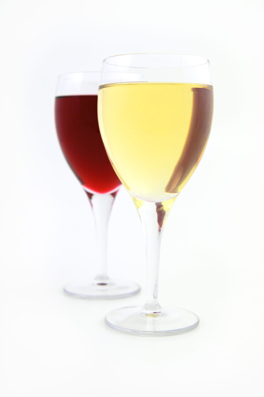 Fehér és vörös bor