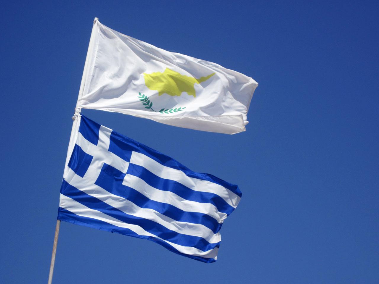 塞浦路斯和希腊flag