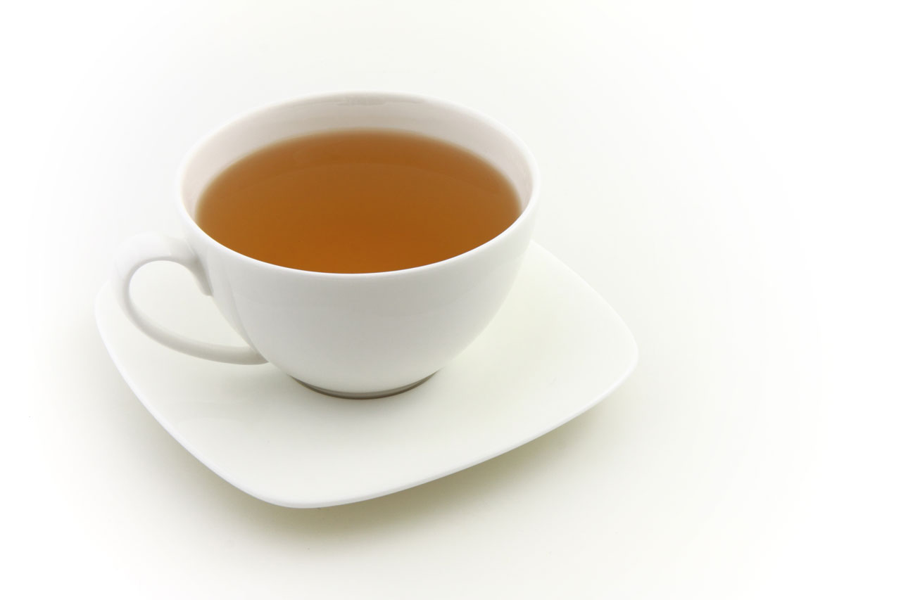 Xícara de chá isolado