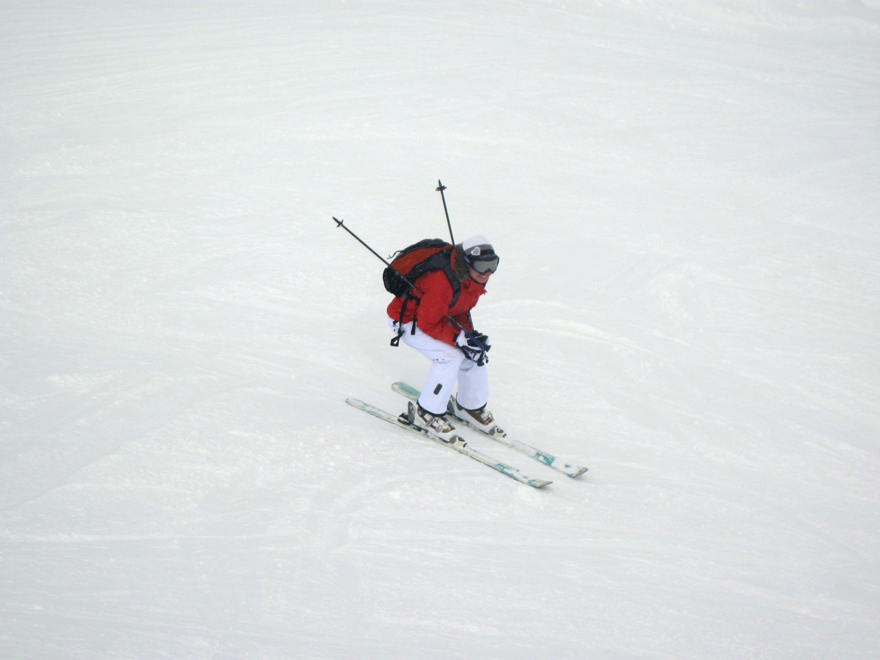 Skifahren auf Piste