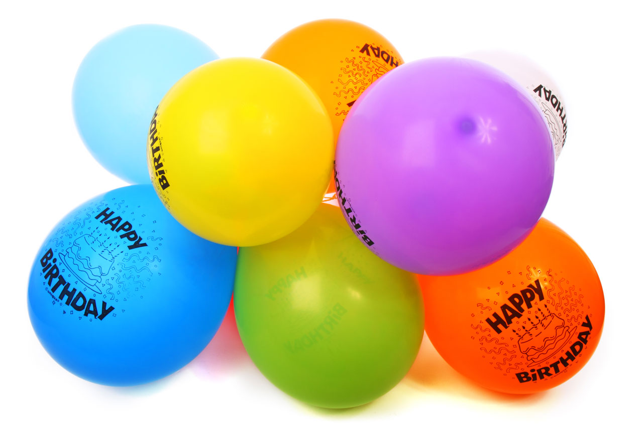 Balões coloridos