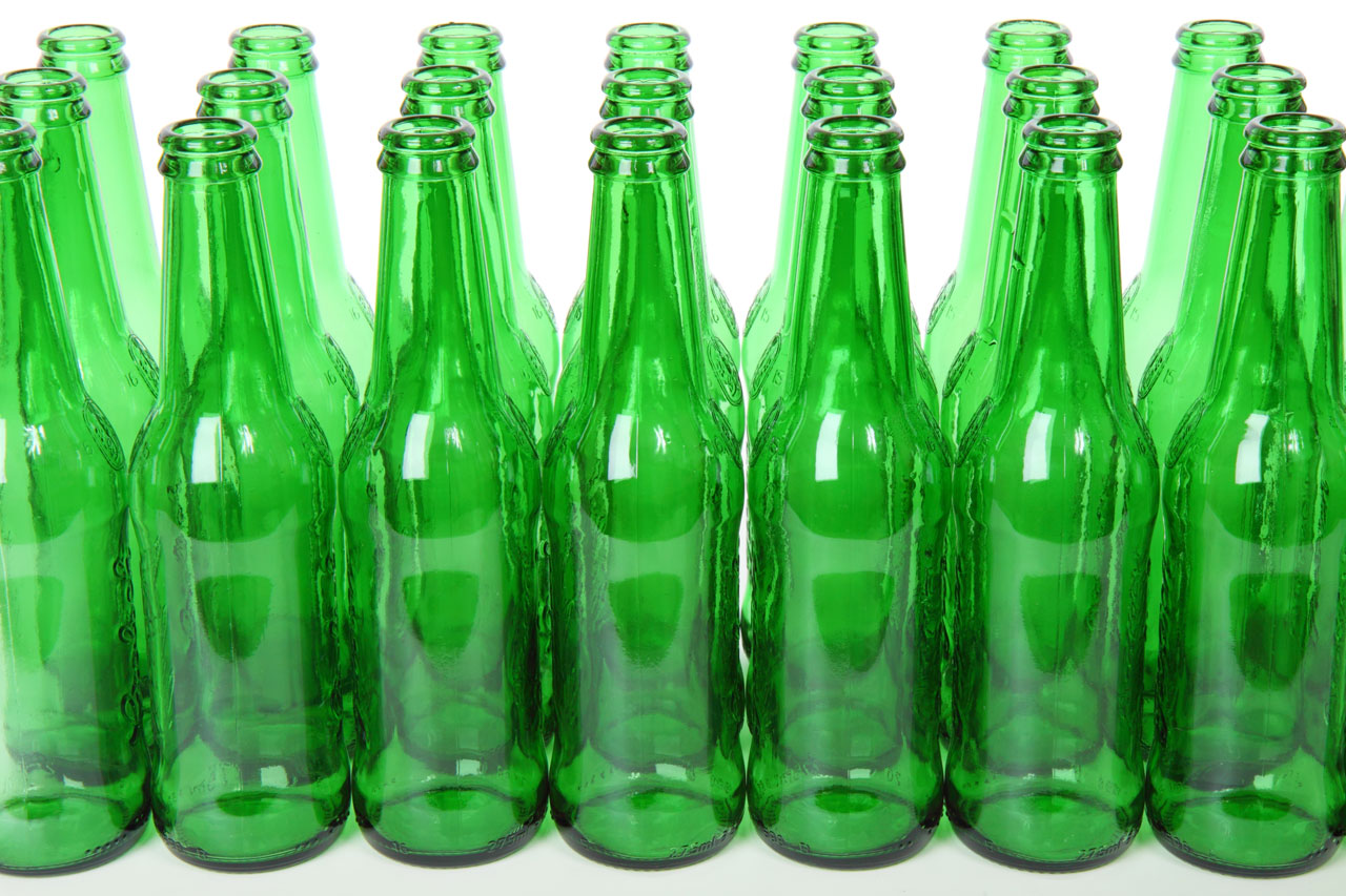 Gröna flaskor