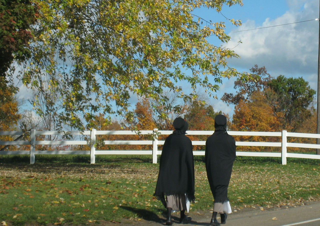 Duas meninas Amish