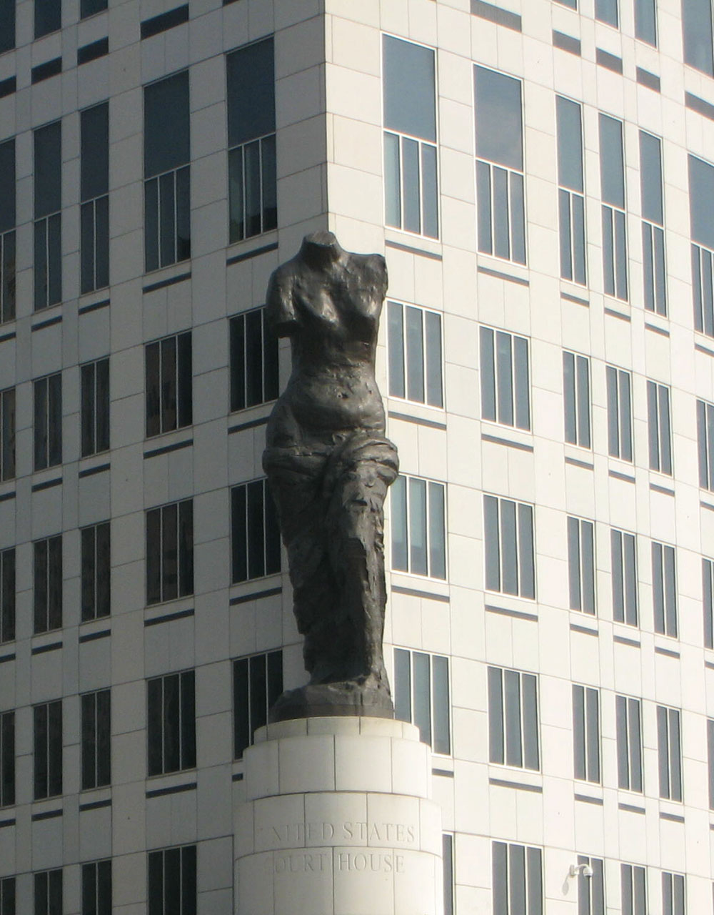 Statue And Building