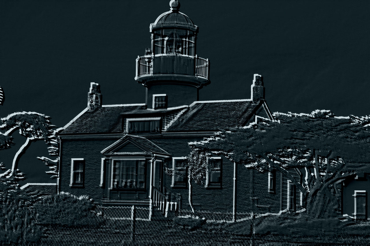 Lighthouse Embossed