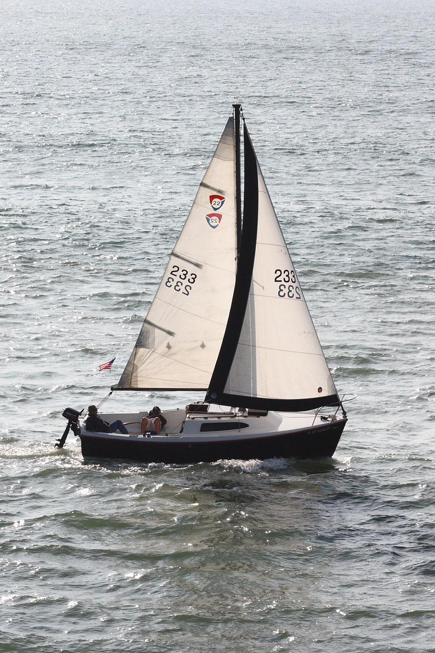 Small Sloop Sailboat