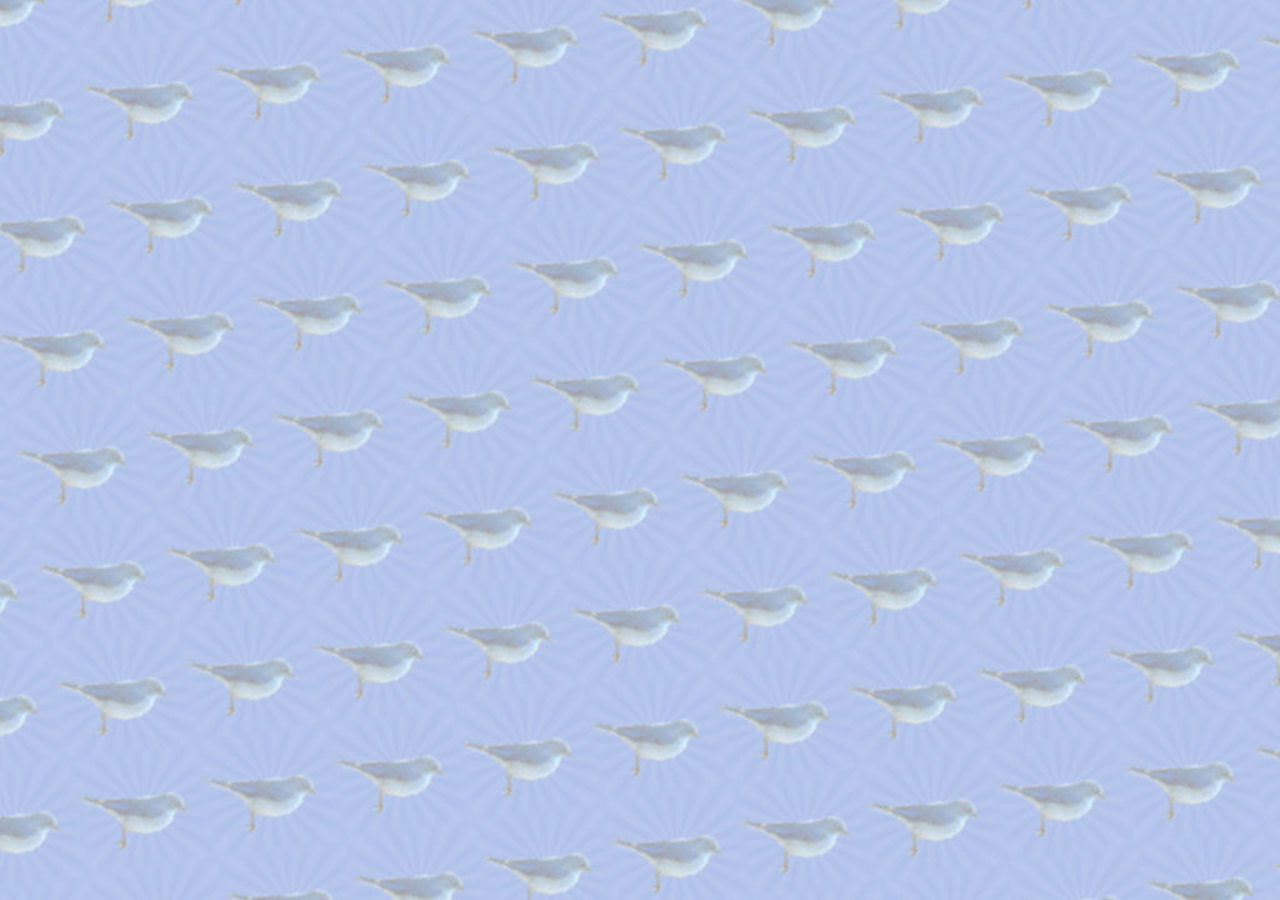 Blue Bird Seamless Tile Background