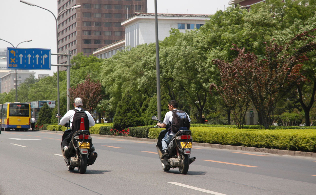 Motorcyles à Beijing