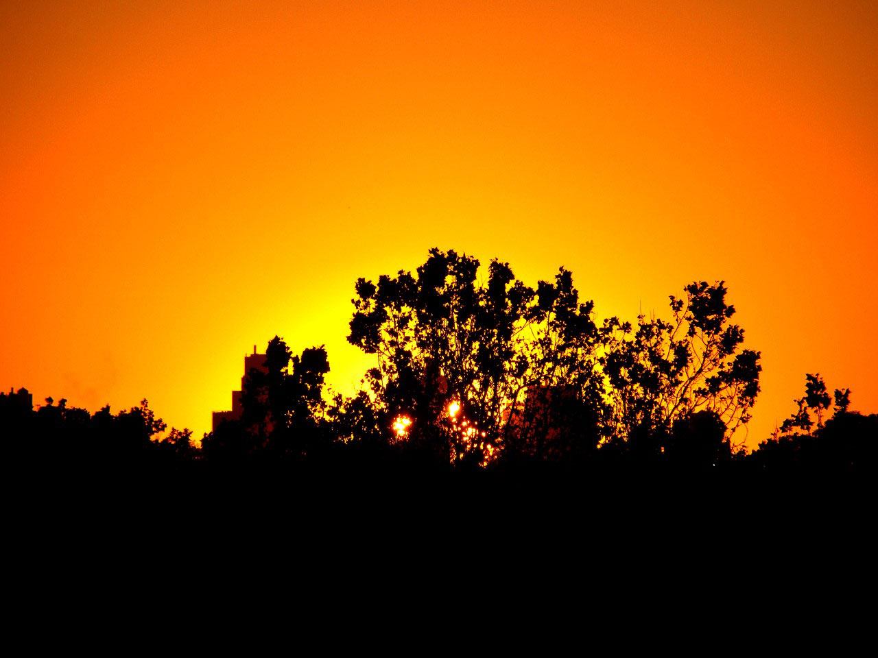 Coloured Sunset