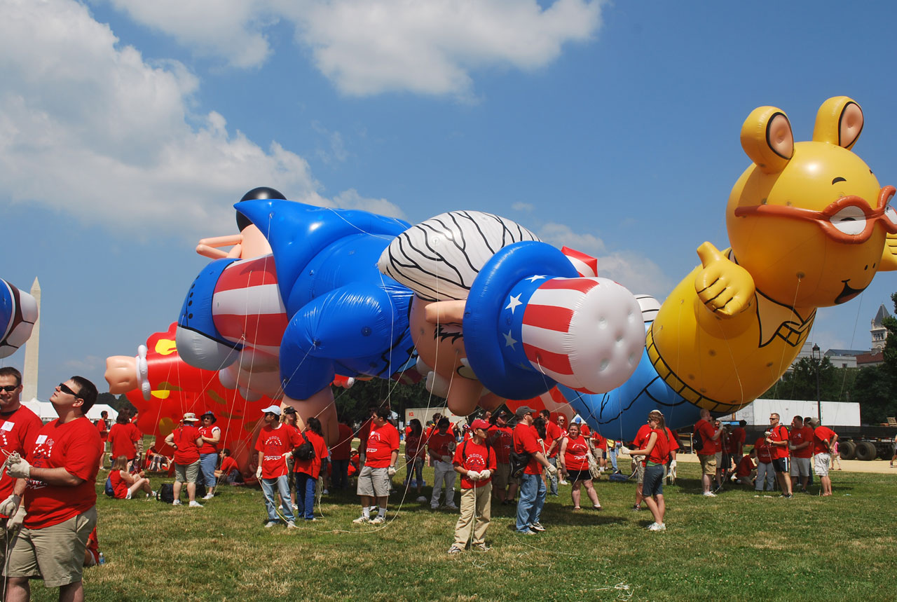 Desfile balões