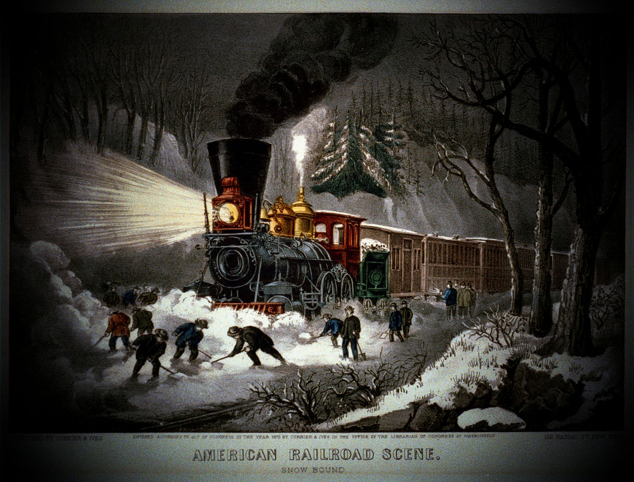 American Railroad Scene