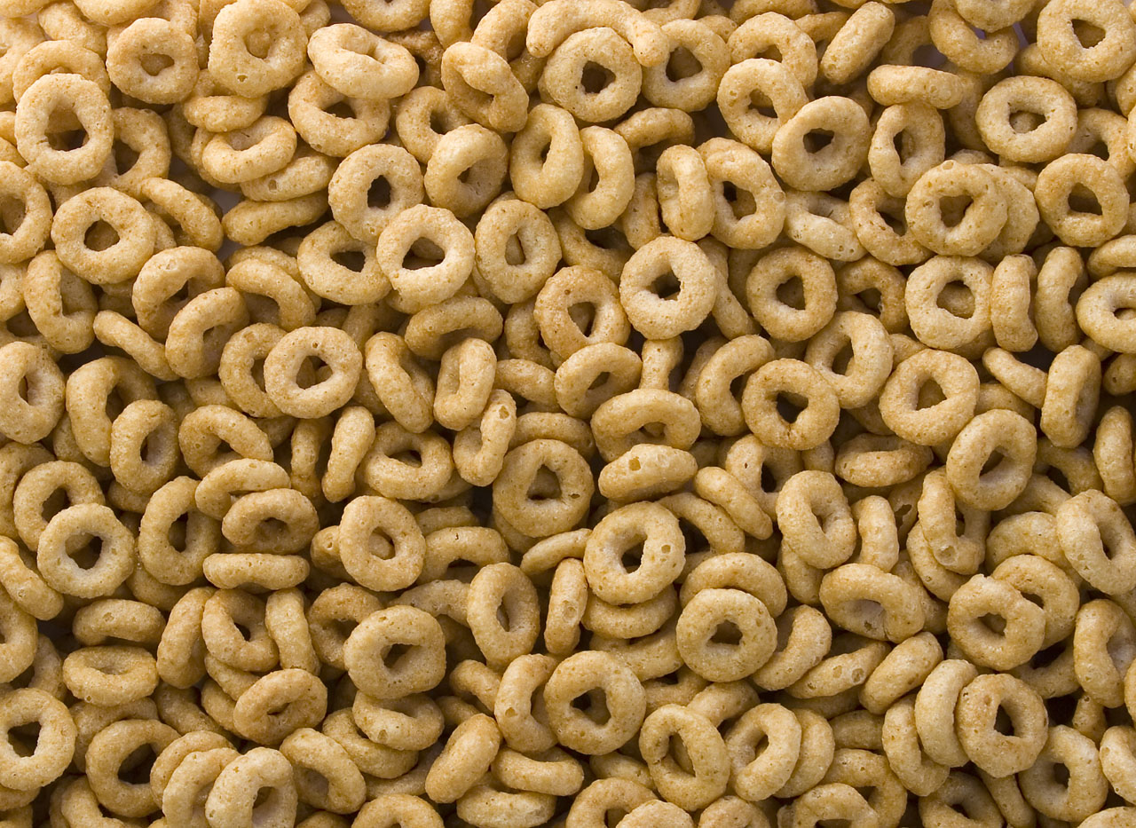 Anéis do cereal da aveia