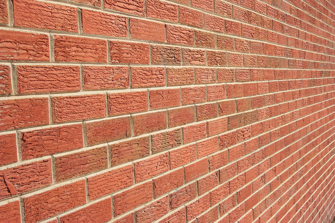 Angle de mur en brique