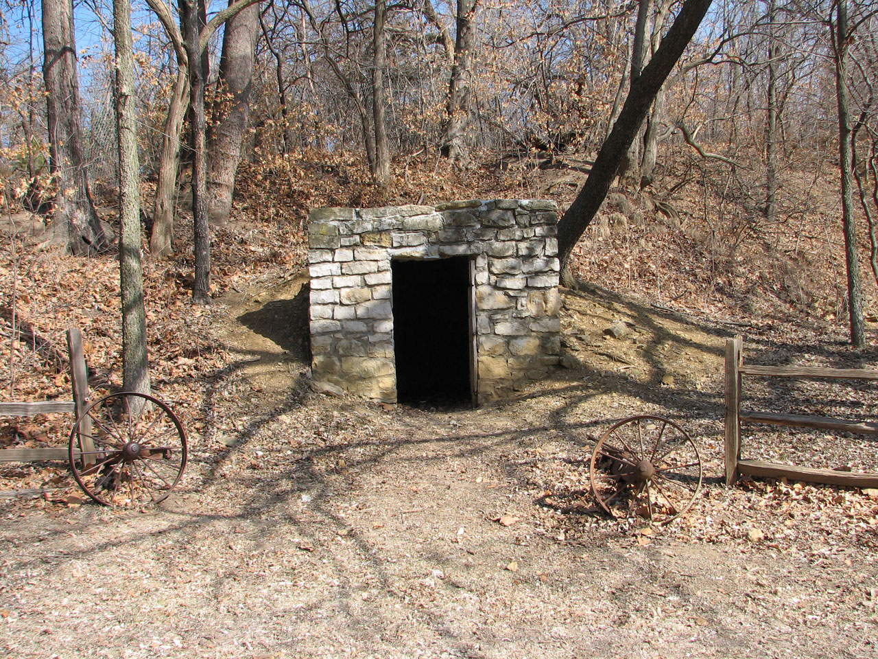 Bunker o casa en el suelo