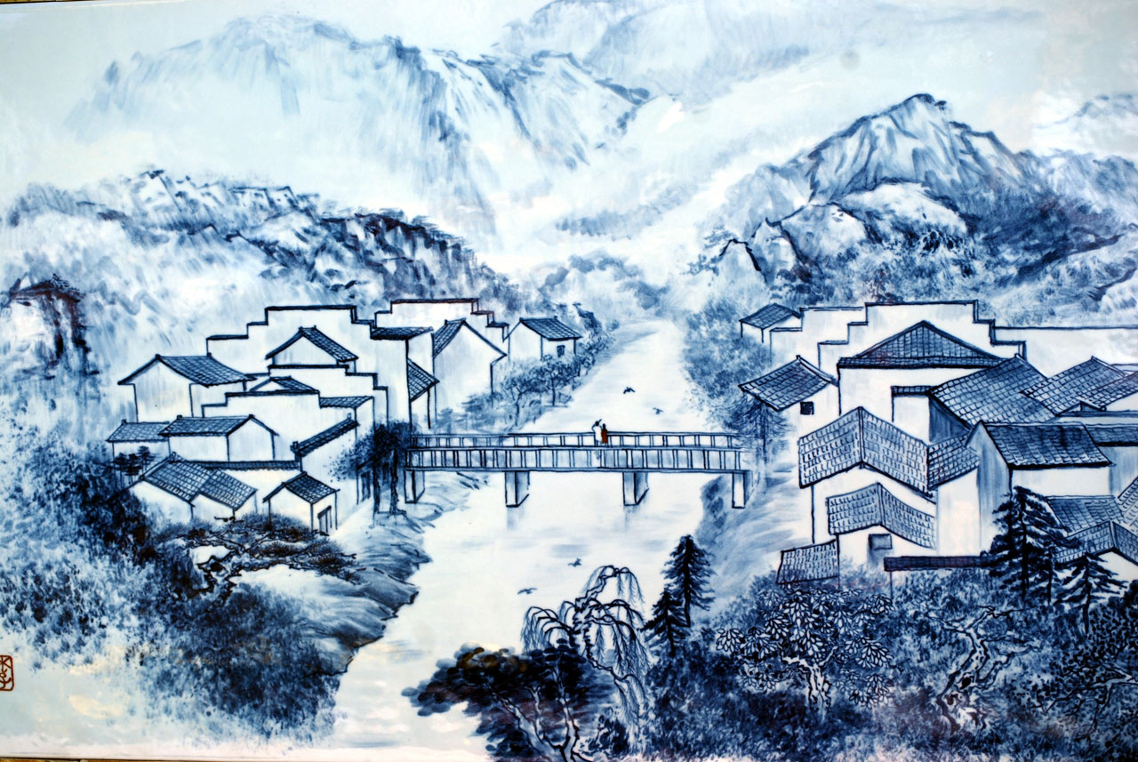 Kinesiskt porslin Bild