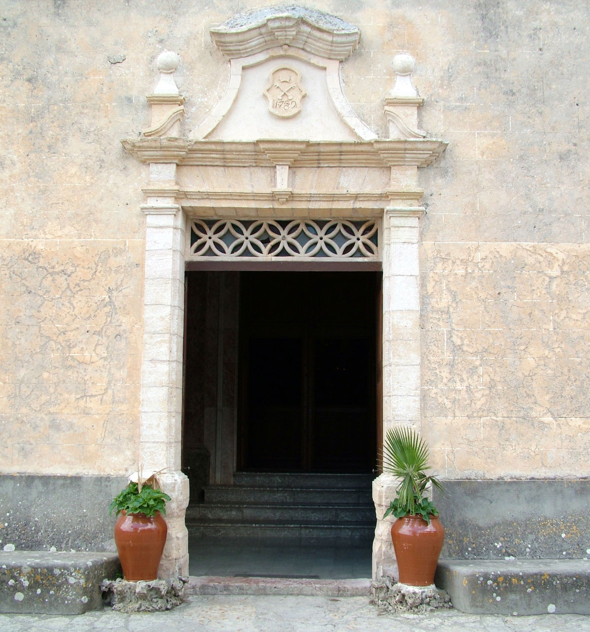 Entrance To The Church